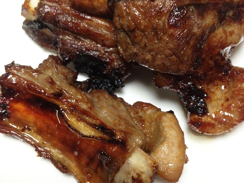 スペアリブを魚焼きグリルでジューシーに焼いちゃう